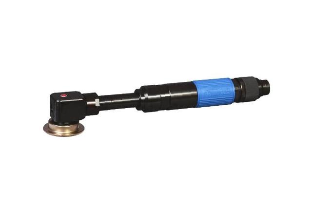 Pneumatic chamfering machine for narrow places